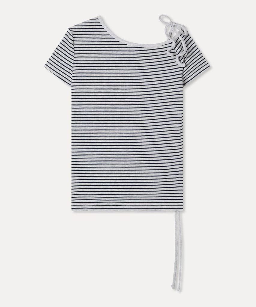 MIXXO One-Shoulder Short Sleeve T-Shirt_Miwhwg603A