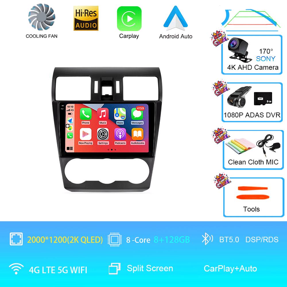 Car Radio Android 14 Stereo For Subaru Forester XV WRX 2012- 2015 For Impreza Multimedia Video Player Navigation GPS Head Unit