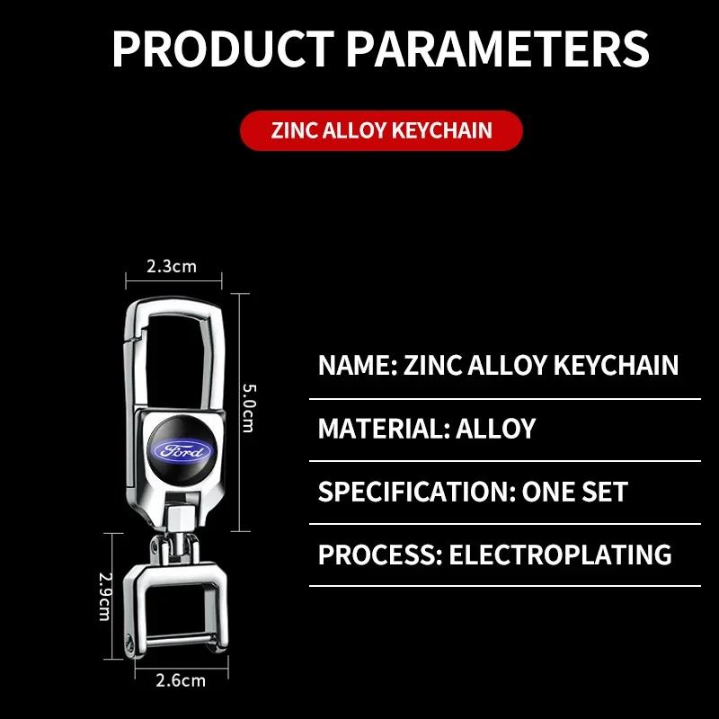 Focus Hot For Ford Car Keychain Strong Carabiner Shape Keychain Vintage Key Chain Ring For Ford Focus ST Ranger Mondeo Kugo Ecos