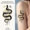 Chinese Style Waterproof Phoenix & Koi Tattoo Sticker - Long-lasting, Aesthetic Dunhuang Design for Arm & Collarbone