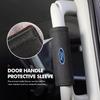 For Ford Car Interior Handle Protective Cover Suede Sponge Comfortable Grip Mk2 Mk3 Ranger Mondeo Mk4 S-MAX Kuga Mustang Fusion