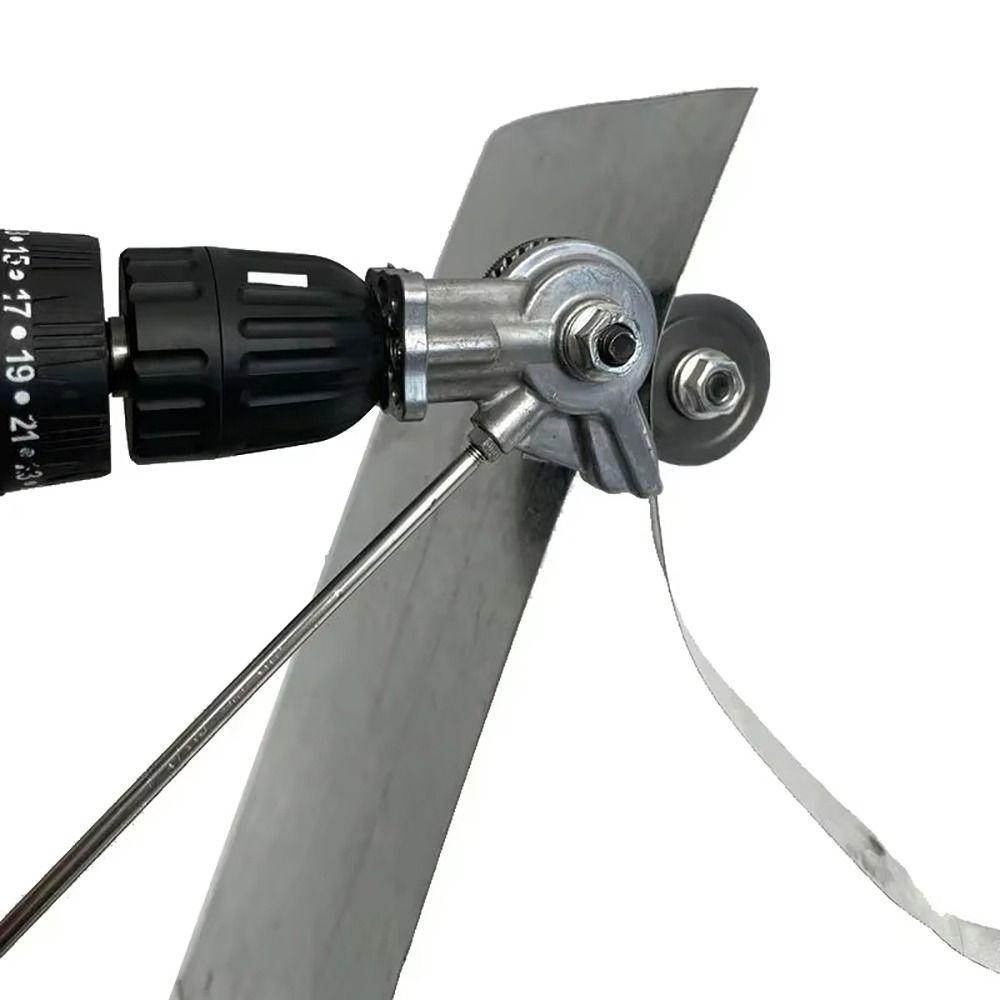 1Set Metal Electric Drill Plate Cutter DIY Universal Refitting Plate Shears Nibbler Drill Cutter Attachment for Cutting Iron