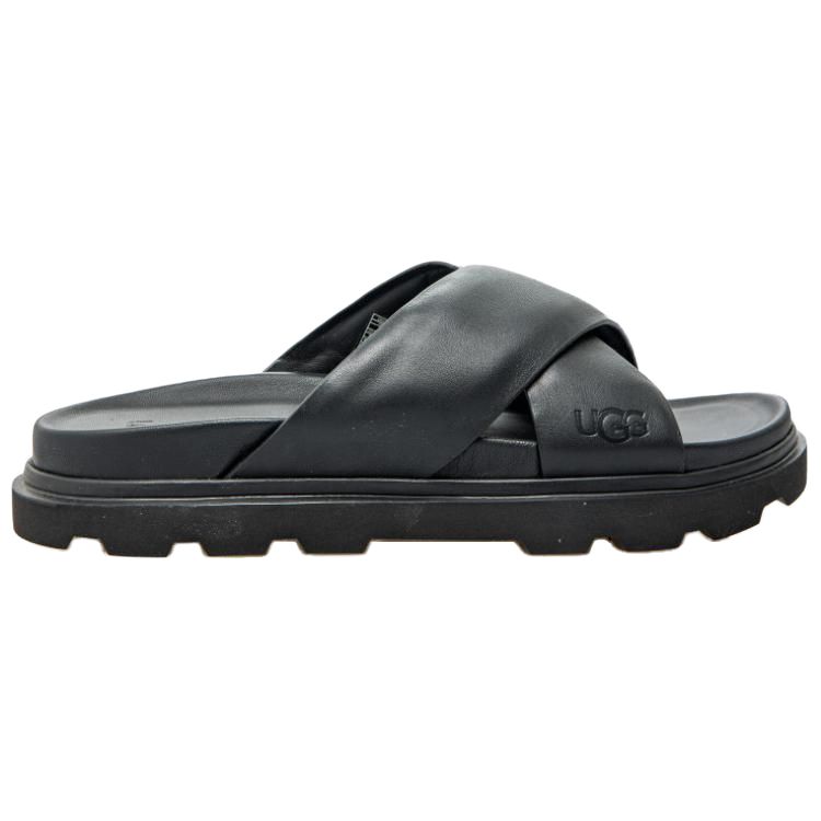UGG Capitola Cross Slide Sandal Black Men Sneakers 1153076-BLK