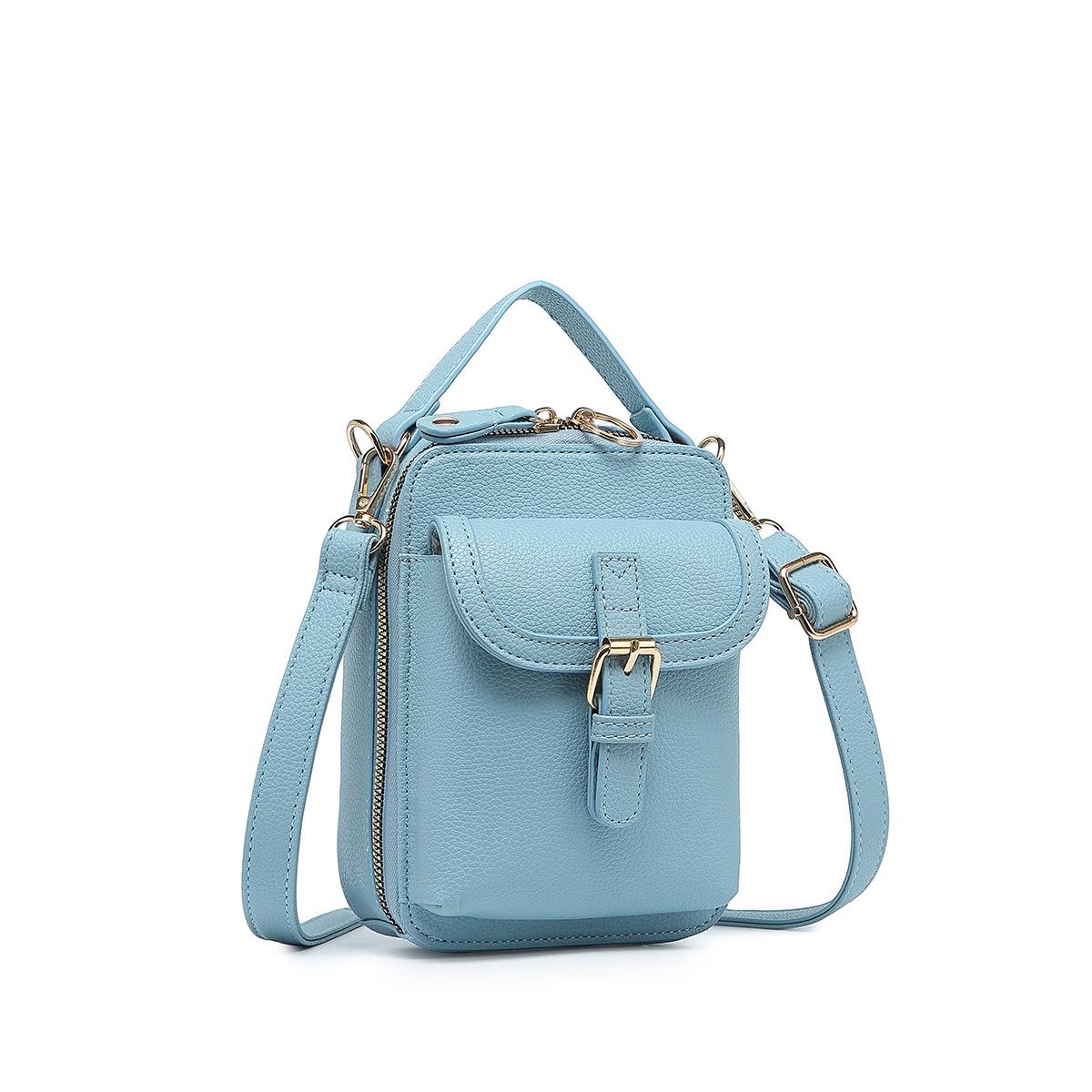 

Сумка-мессенджер Модная сумка для хранения Повседневная одноплечевая сумка Сумка через плечо Сумка для мобильного телефона светло-синий