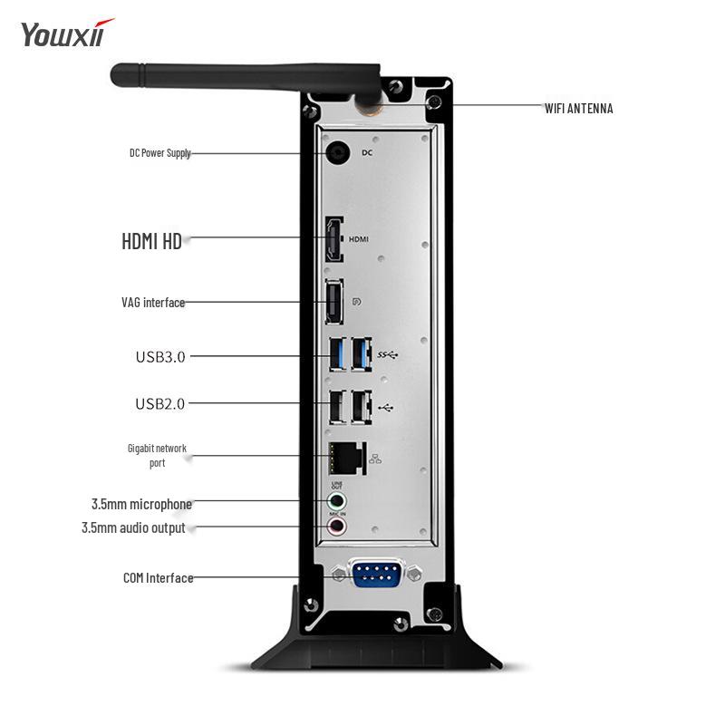 Core I3/i5/i7 Micro Office Desktop PC - Industrial Mini Assembled Computer.