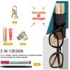 1pc Eyeglass Hanger Lip Balm Holder Silicone Car Mount Lip Salve Storage Rack Unisex Men Women Lip Stick Organizer, Saving Space