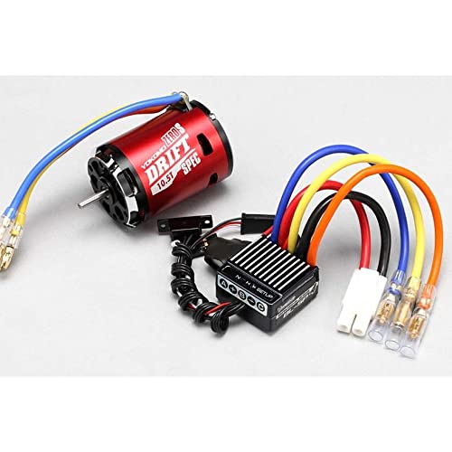 

YOKOMO BL-S4105DR/BL-SP4 Brushless ESC + ZERO-S Brushless Motor 10.5T (Red) Combo Set