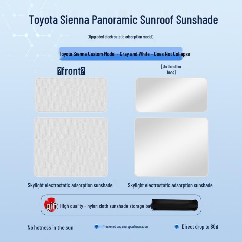 Солнцезащитная шторка люка 2021 Toyota Sienna: Теплоизоляция и Защита от посторонних глаз
