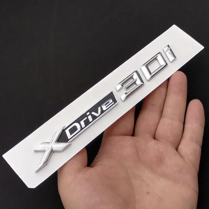 3D ABS XDrive 20d 23d 25d 30d 35d 40d 45d 50d 55d 20i 25i 30i GT X1 X3 X5 X6 Car Rear Trunk Emblem Sticker for BMW Accessories VM4