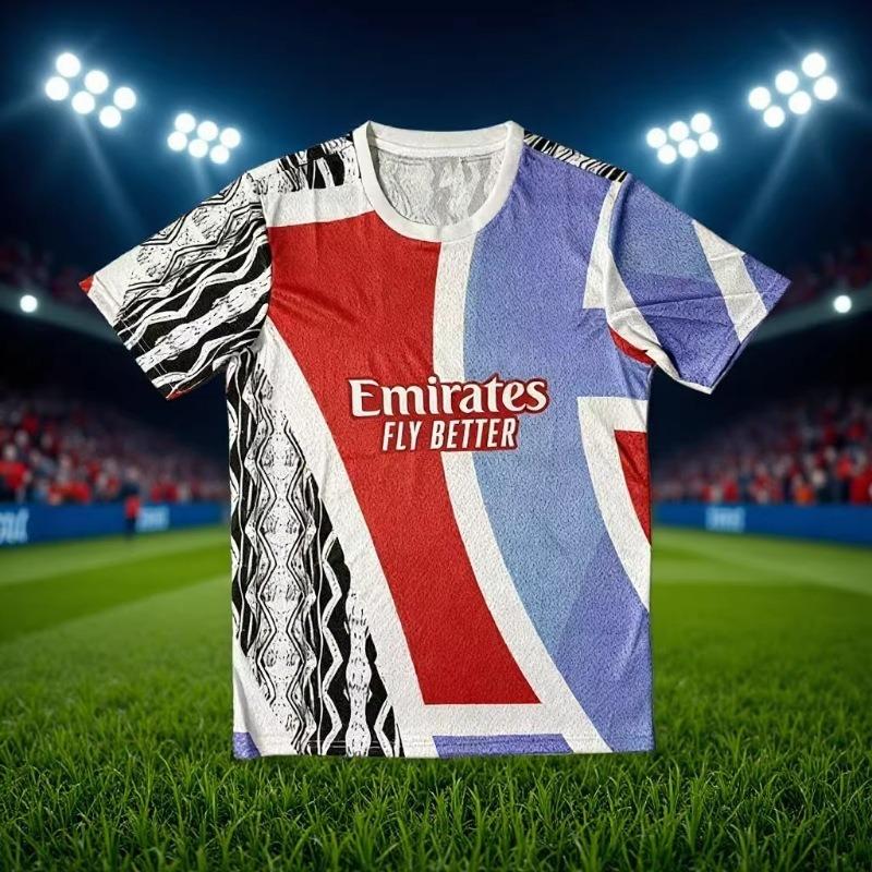 Fans short-sleeved mesh quick-drying football jersey D print Portugal Côte d'Ivoire Morocco