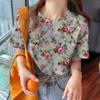 Summer New T-shirt Women's Clothing Loose Casual Short Sleeve Fashion Print Elegant Top Round Neck Half Sleeve Women's T-shirt
