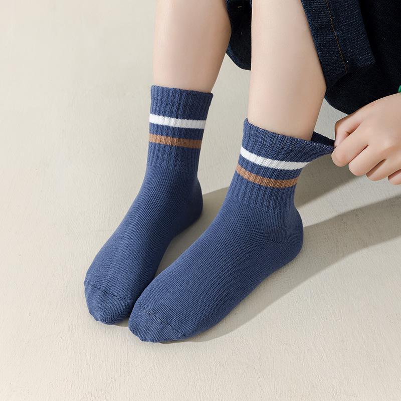 

Мужские спортивные хлопковые носки до середины икры - Весенние, осенние и зимние однотонные M (Fits Shoe Size 24-27, Ages 3-5)