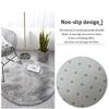 Round Carpet For Living Room Room Fluffy Thick Bed Space Carpets Plush Soft Texture Anti -Slip Circle Floor Rugs Tie Dyeing Velvet Mat