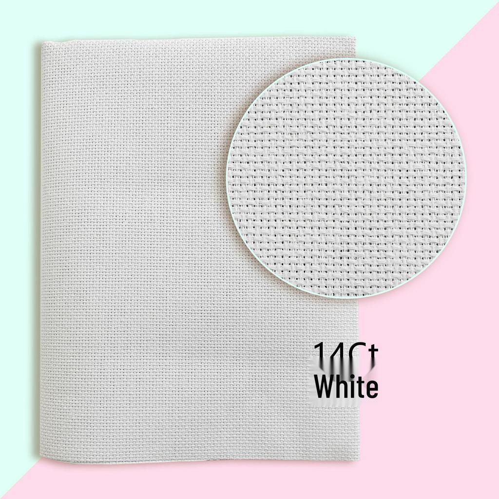 Mona Lisa 14CT Aida Cross Stitch Kit: Beginner-Friendly, Thickened Embroidery Cloth, Semi-Finished DIY Project