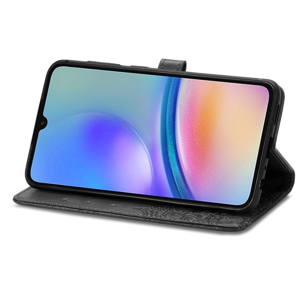 Pour Samsung Galaxy A05s 4G Étui de téléphone magnétique en relief Motif mandala