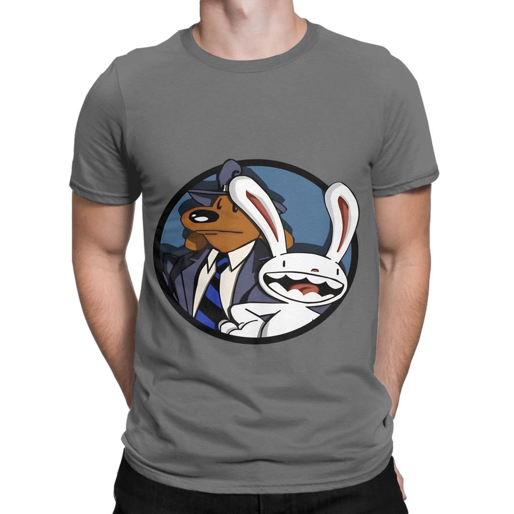 Sam And Max Hit the Road Poster Graphic 100 Cotton TShirt Sam And Max Hit the Road Tops Tees For Unisex