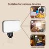 Adjustable Brightness Ring Light Rechargeable Video Conference Lighting  Video Recording