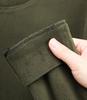 Dad's Winter Sweatshirt: Mid-Aged Men's Loose Fit, Double-Sided Coral Fleece Pullover