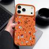 Full-Coverage Christmas Pattern iPhone Case for iPhone 17 16 15 14 Fro Max 13 Air - Festive Shockproof TPU Cover with PU Leather Texture