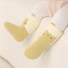 Baby Plush Sock Winter Warm Kids Middle Tube Socks for Girls Boys Thicken Velvet Anti-Cold Newborn Footwear Cute Cartoon Children Socks
