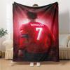 Ronaldos Legacy Football Blankets Flannel Printed Breathable Warm Throw Blanket for Home Office Bedspreads 0708a36