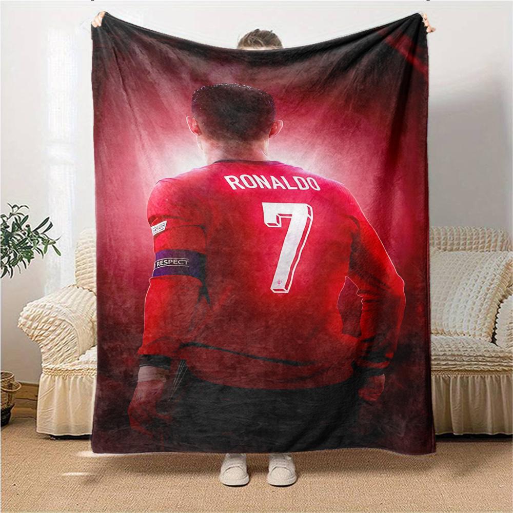 Ronaldos Legacy Football Blankets Flannel Printed Breathable Warm Throw Blanket for Home Office Bedspreads 0708a36