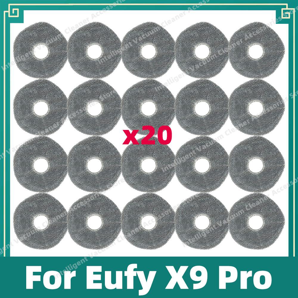 Compatible For Eufy X9 Pro Vacuum Cleaner Side Brush Hepa Filter Mop Cloth Rag Accessories Replacement Spare Parts