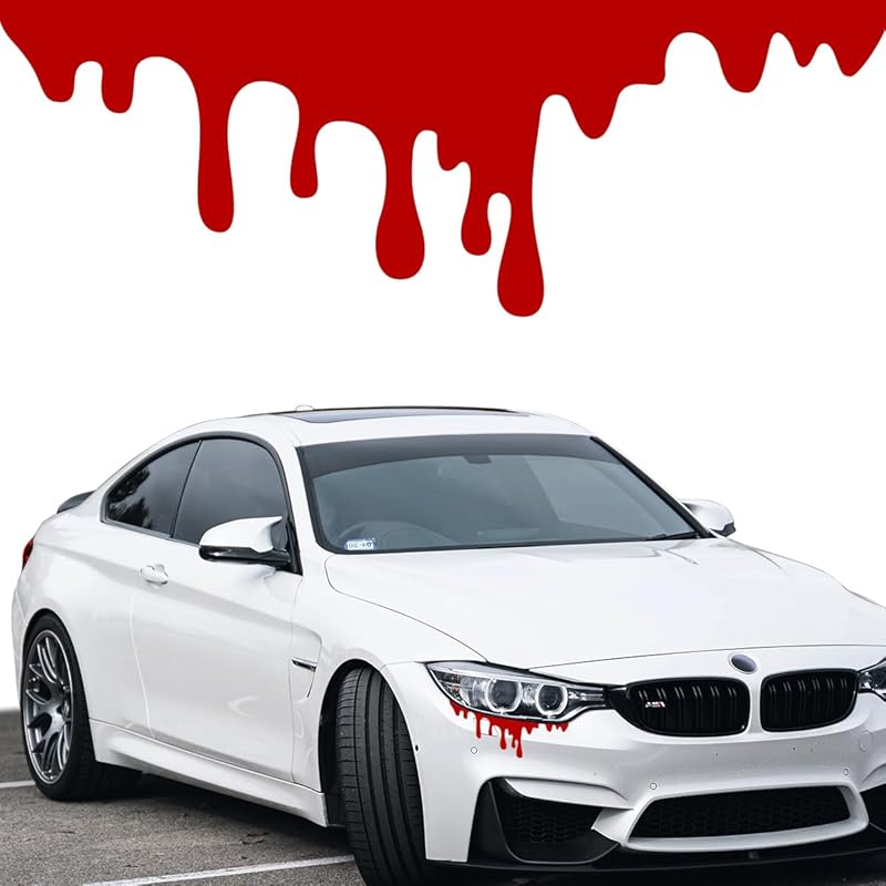 Funny Car Sticker, Waterproof Vinyl Anime Decal, Computer Truck Sports Car Motorcycle Decoration (Black)