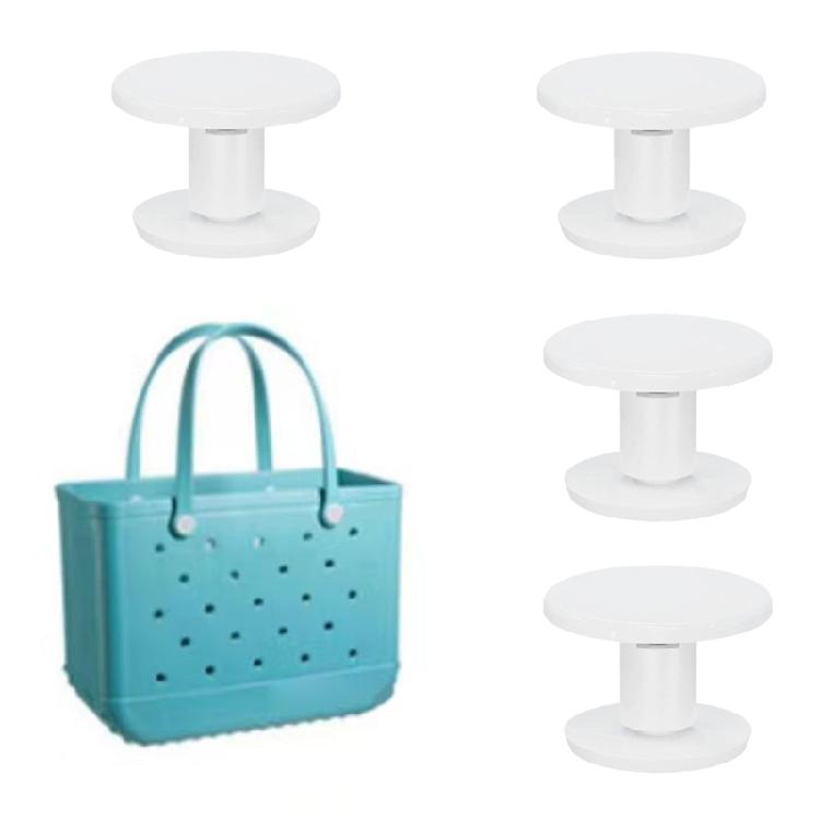 Multifunktionales Nieten-Set zur Reparatur von Strandtaschen-Griffen Stabile Kunststoff-Taschenknopf-Reparaturzubehör für Damentaschen
