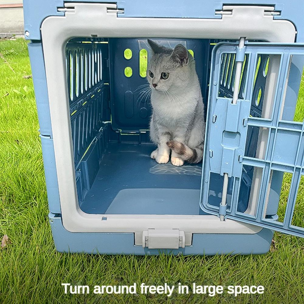 Portable Cat Crate Portable Collapsible Dog Crate Outdoor Breathable Space Capsule Pet Air Boxes
