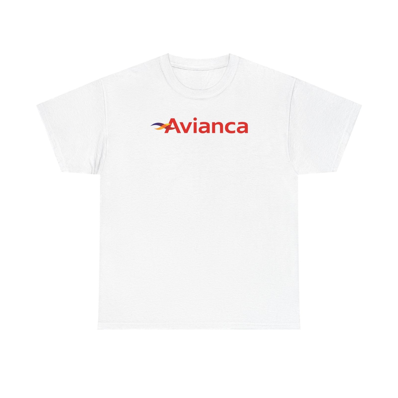 

Avianca Airlines Unisex Heavy Cotton Tshirt Tops Tee, Travel T-Shirt Mens Womens Tees Top, Airplane Lover Shirt, 4XL