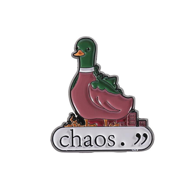 

I Will Shit On Everything You Love Enamel Pin Cartoon Dove Chaos. Fantasy Film Messenger Pigeons Brooch Lapel Badge Jewelry Gift
