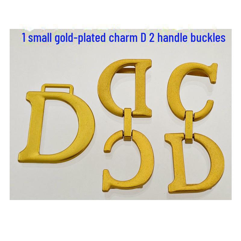 D-Shaped Pendant Buckle Spring Rod Handle Set for Saddle Bags