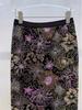 2026 Frühling Elegantes Koreanisches Pailletten-Blumenmuster-Röckchen