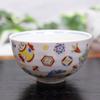 Waza no Kura Small Kutani Ware Rice Bowl, Treasure-filled Ceramic, Japanese Tableware, Stylish Birthday Gift