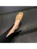 Fashion 2024 New Design Comfortable Fashion Square Head Chunky High Heels Single Shoes Elegant Slip On Women Flat Soft Sole Slippers