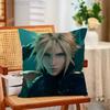 FFinal FFantasy Cloud Strife FFF7 Pillow Case Plush Pillow Cases Home Decoration Pillow Cover for Sofa Bed Chair Living Room