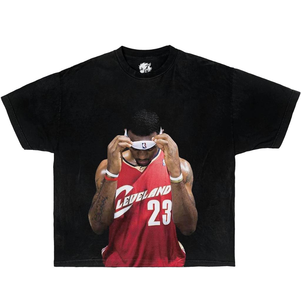 Lebron James Boxy Vintage Shirt Graphic Basketball Tees Oversized Streetwear Y2K