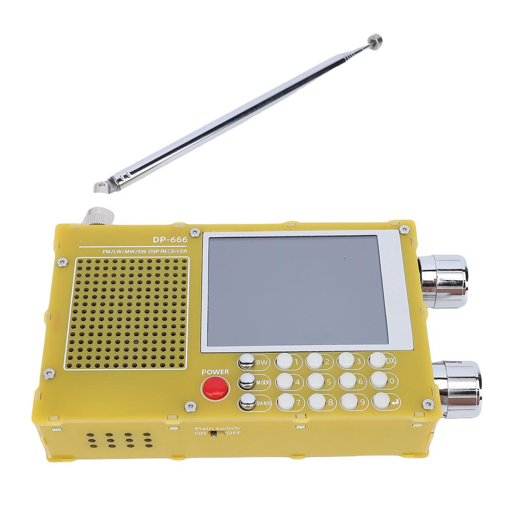 Full Band Radio FM LW MW SW Shortwave Radio 2.8 Inch Resistive Touch LCD Color Screen Portable High Sensitivity Travel Radio
