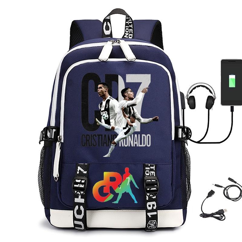 3-delige Schoolrugzakset voor Studenten Grote Capaciteit Oxford Stof Schooltas met Schouderband en Etui