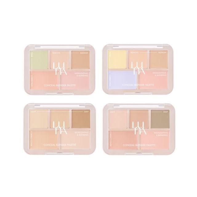 Luna Conceal Blender Palette 6g /01 Clear Cover, 02 Pure Cover, 03 Perfect Cover Natural, 04 Perfect Cover Medium/ Make-Up, Korean Cosmetics, Kbeauty