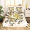 3D Viking Runes Bedding Set Viking Constellation Pattern Duvet Cover Set Double Single Size Nordic Style Washed Microfiber