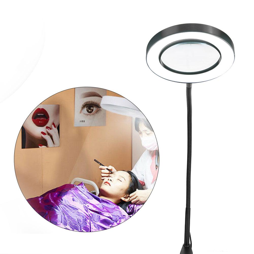 Lumină LED cu mărire 5X, lumină reglabilă USB, pentru salon de înfrumusețare, artă pentru tatuaje, negru