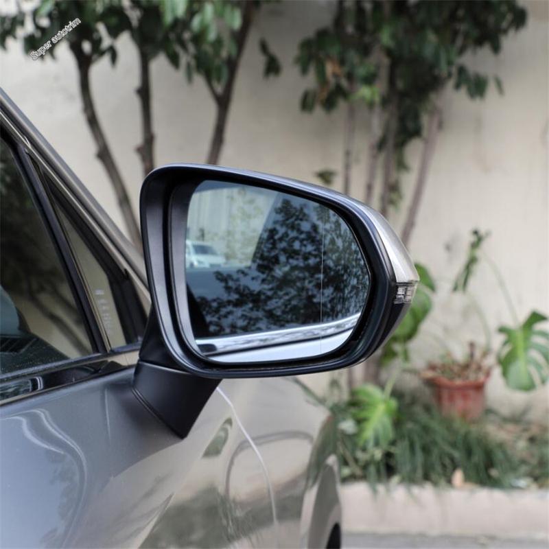 Rearview Mirror Cap Shell Protection Cover Trim For Lexus RX 450 / NX 300 2016 -  ABS Chrome / Black Accessories Exterior