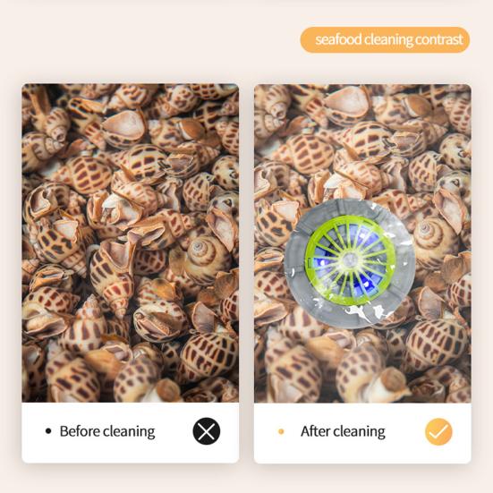 Přenosná pračka na ovoce a zeleninu IPX7 Vodotěsná Kompaktní design Přenosná Automatická Ultrazvuková