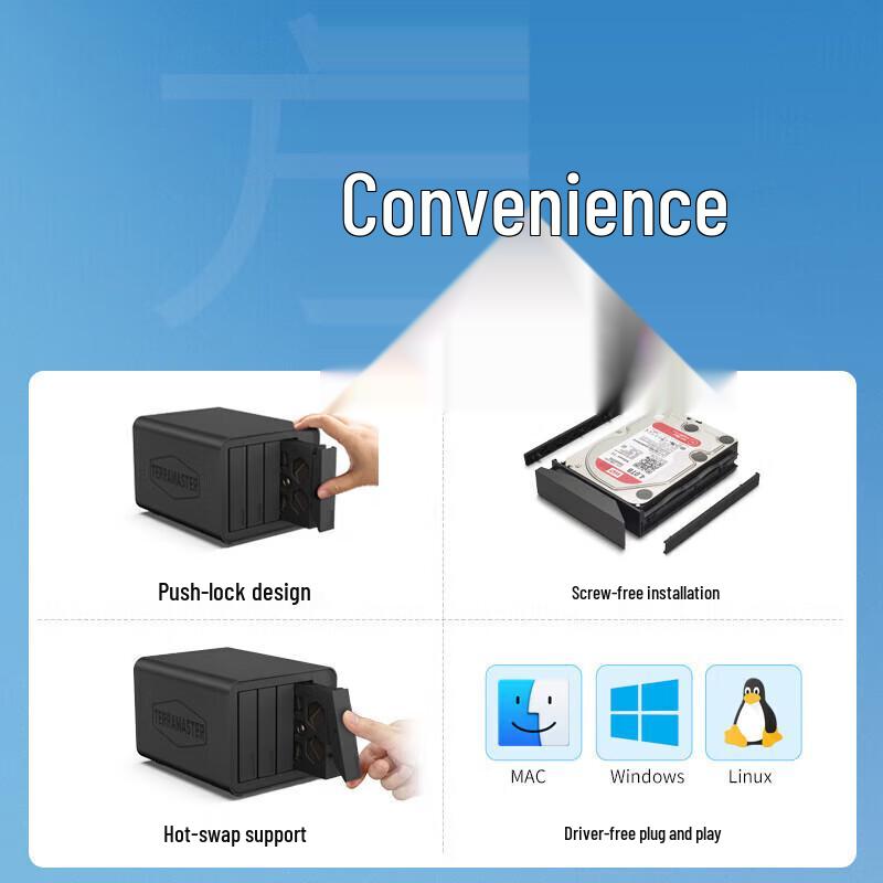 TerraMaster D4-320 4-Bay USB DAS Enclosure