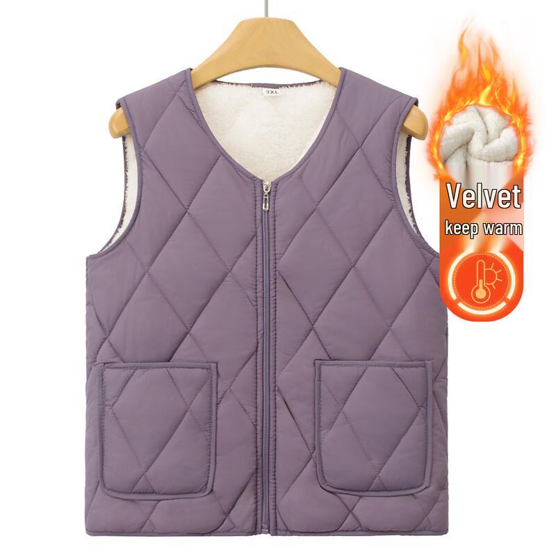 YUZHAOLIN Women s Fleece-Lined Winter Vest 3XL