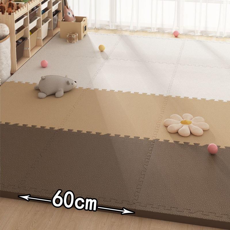 Thick dirt-resistant foam crawling mat, splicing floor mat, carpet for living room and baby use.