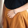[OVER-9] Terahertz Crystal Bracelet, Star Cut, 6mm, Authentic, Raw Stone (Wrist Circumference: 14cm)