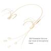 KIMAFUN Hanging Condenser Compatible with Sennheiser Wireless System Bodypack Ideal for and Beige Headset/Headworn Microphone, Over-Ear Microphone,